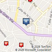 Madrid Apartment Calatrava Map